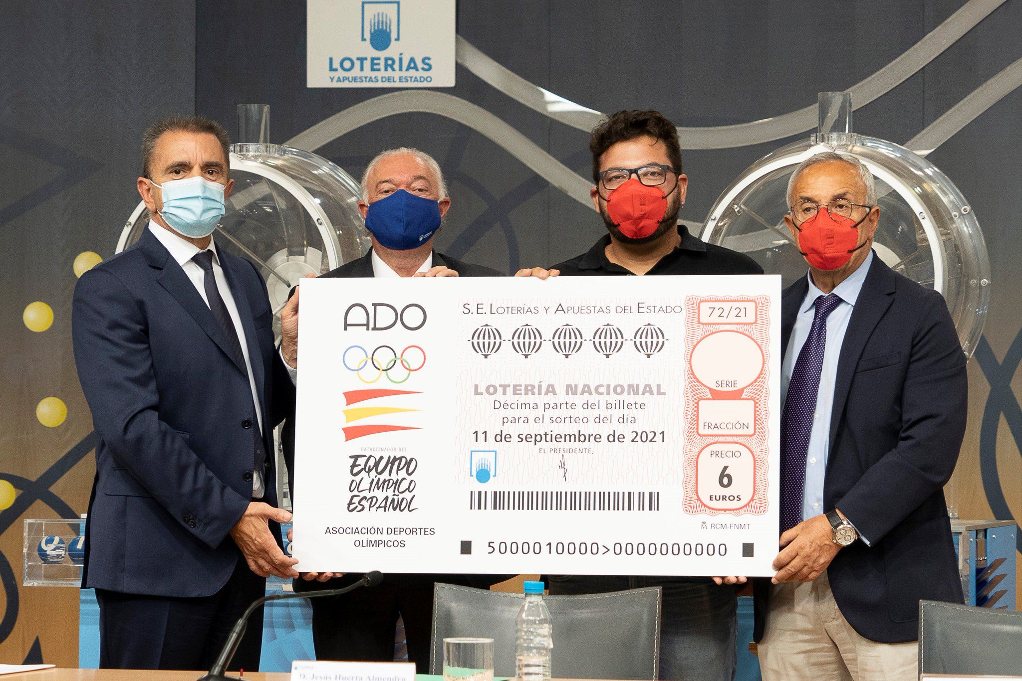 Loterías dedica el décimo de Lotería Nacional del próximo sábado a ADO